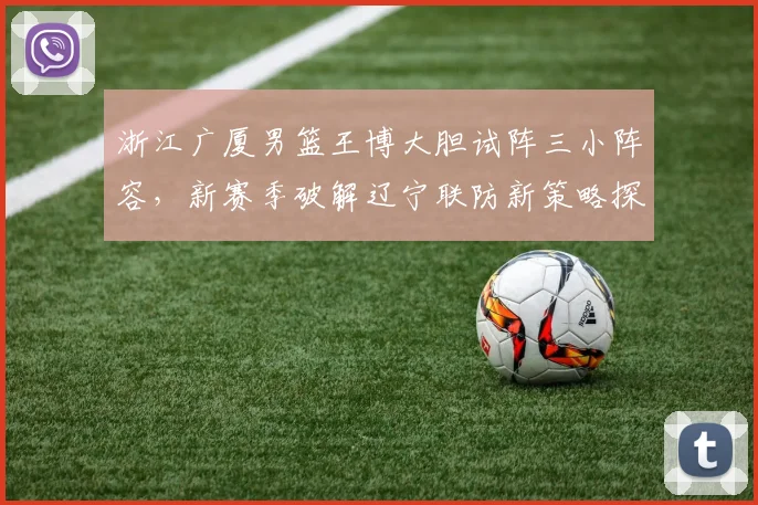 浙江广厦男篮王博大胆试阵三小阵容，新赛季破解辽宁联防新策略探析
